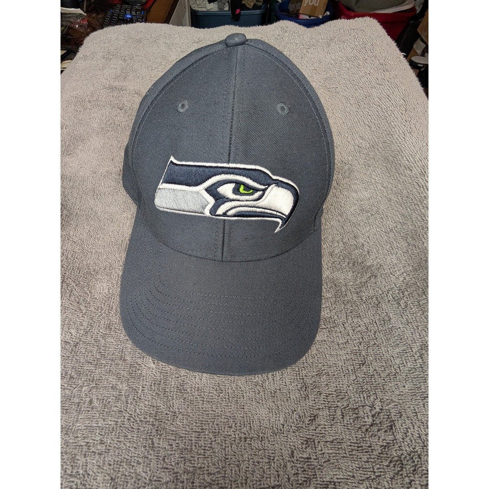 Seattle Seahawks Blue Navy Adjustable Baseball Hat Cap OSFA